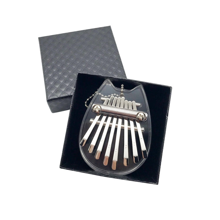 Mini 8 Tone Thumb Piano Kalimba Musical Instruments, Random Packaging Acrylic Chinchilla