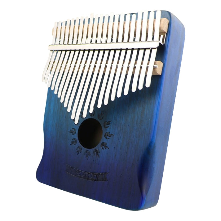 21 Tone Acacia Wood Thumb Piano Kalimba Musical Instruments – Durable Build, Easy to Use Aurora Blue-Sun
