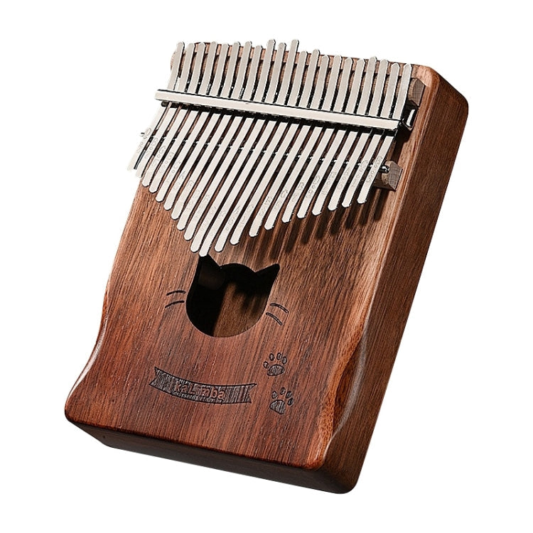 21 Tone Acacia Wood Thumb Piano Kalimba Musical Instruments – Durable Build, Easy to Use Brown-Cat