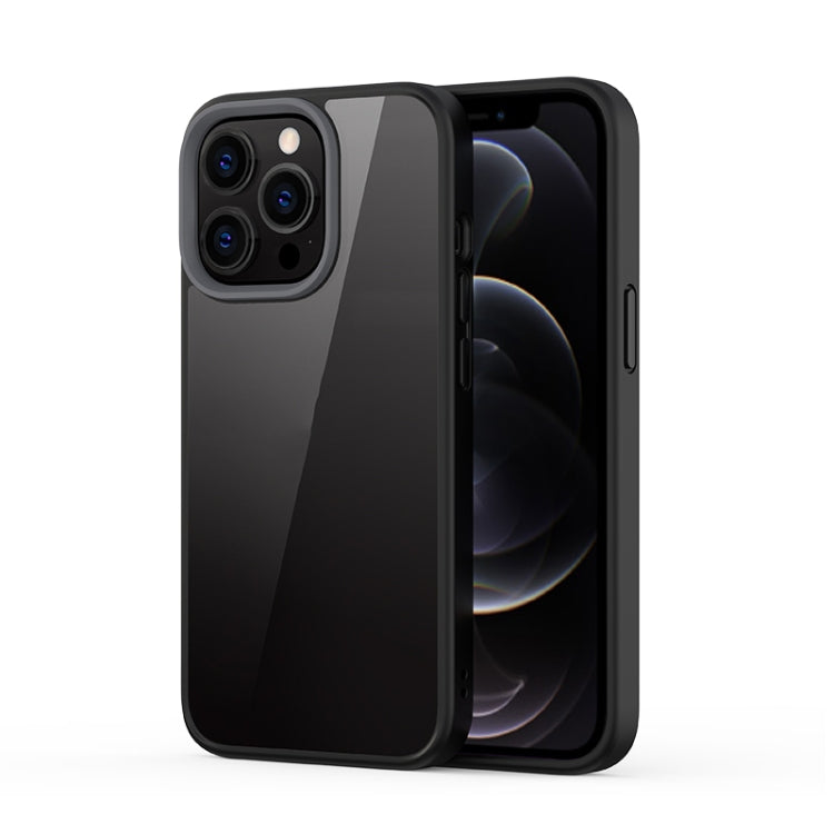 Ming Shield Hybrid Frosted Transparent PC + TPU Scratchproof Shockproof Case – Shockproof, TPU, For iPhone 13 Pro Max For iPhone 13 Pro Max Black