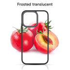 Ming Shield Hybrid Frosted Transparent PC + TPU Scratchproof Shockproof Case – Shockproof, TPU, For iPhone 13 Pro Max