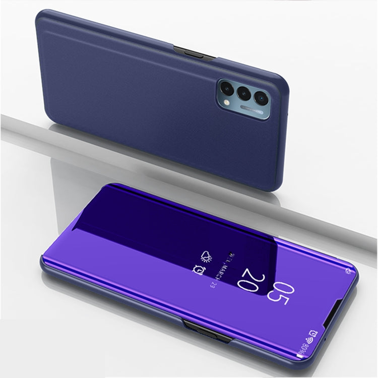 Case – Leather (iPhone 13) #4 For OnePlus N200 5G Purple Blue