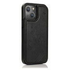 Butterflies Flowers Double Buckle PU + TPU Protective Case with Holder... (iPhone 13 Pro)
