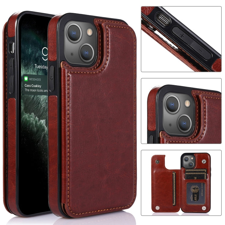 Protective Case – Shockproof (iPhone 13) #10 For iPhone 13 Brown