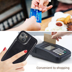 Double Buckle Shockproof PU Protective Case with Card Slots & Holder, For iPhone 13 Pro Max