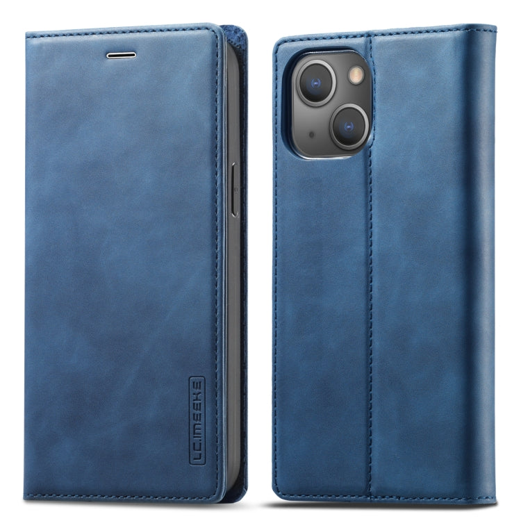 Case – Leather, Magnetic (iPhone 13 mini) #4 For iPhone 13 mini Blue