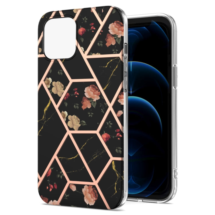 Case – Shockproof (iPhone 13 mini) #6 For iPhone 13 Pro Black Flower