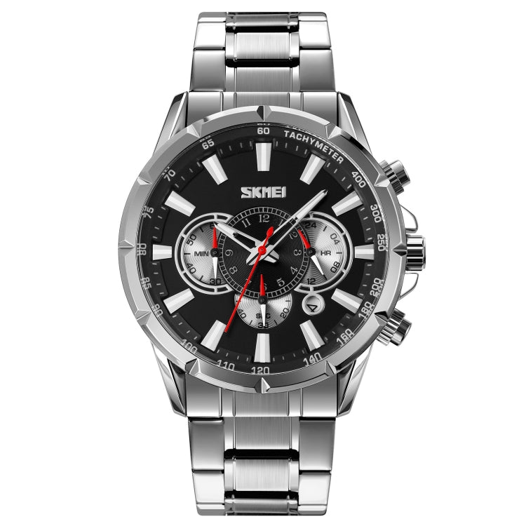 Stopwatch – Stainless Steel #5 Silver Black