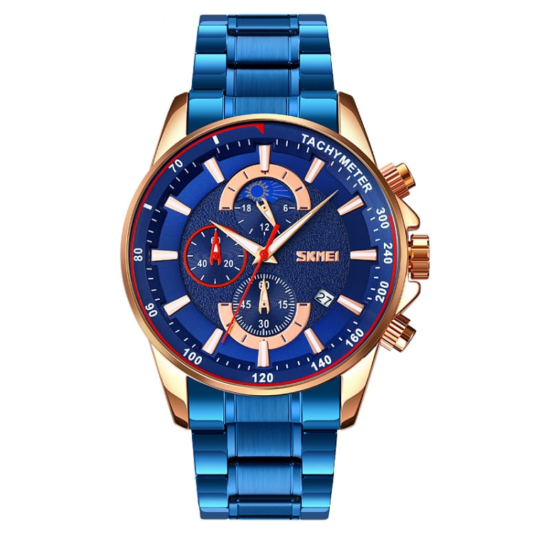 Stopwatch – Stainless Steel #2 Gold Blue