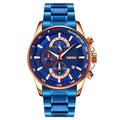 Stopwatch – Stainless Steel #2 Gold Blue