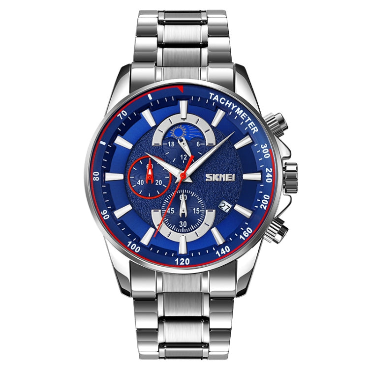 Stopwatch – Stainless Steel #2 Silver Blue