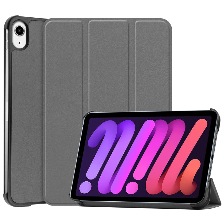 Tablet Case – Leather (iPad mini 6) #2 For iPad mini 6 Grey