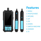 P90 14mm 4.5 inch HD 500W Autofocus Camera Endoscope Portable Waterproof Industrial Pipe Endoscope,, Hard Cable Length: 2m, Hard Cable Length: 5m, Hard Cable Length: 10m