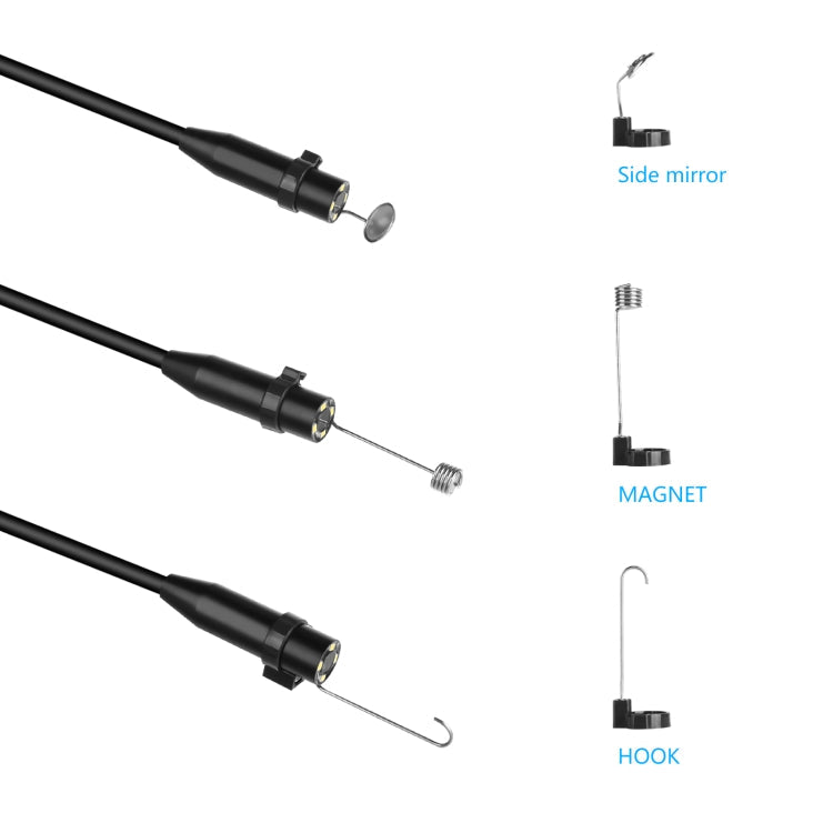 P90 14mm 4.5 inch HD 500W Autofocus Camera Endoscope Portable Waterproof Industrial Pipe Endoscope,, Hard Cable Length: 2m, Hard Cable Length: 5m, Hard Cable Length: 10m
