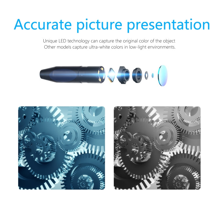 P90 14mm 4.5 inch HD 500W Autofocus Camera Endoscope Portable Waterproof Industrial Pipe Endoscope,, Hard Cable Length: 2m, Hard Cable Length: 5m, Hard Cable Length: 10m