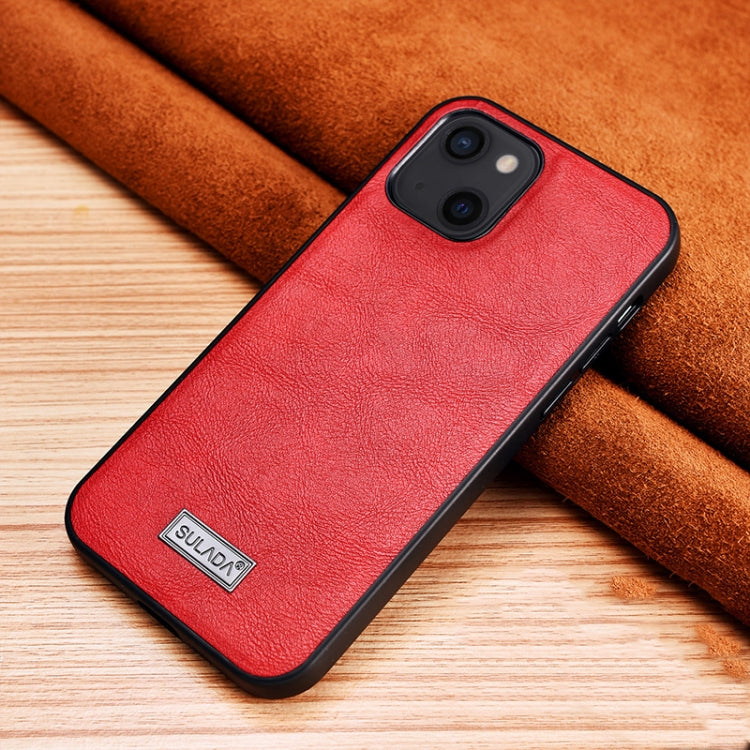 Protective Case – Shockproof, Leather (iPhone 13 mini) #2 For iPhone 13 mini Red