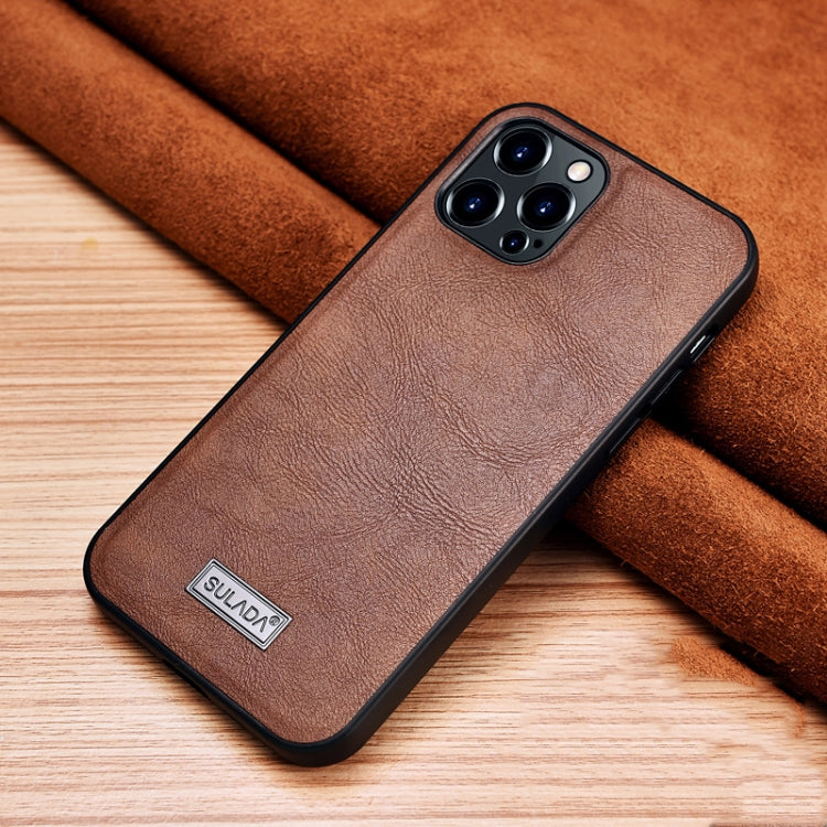 Protective Case – Shockproof, Leather (iPhone 13 mini) #2 For iPhone 13 Pro Max Brown