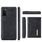 DG.MING M2 Series 3-Fold Multi Card Bag Back Cover Shockproof Case with Wallet & Holder Function, For Samsung Galaxy S20