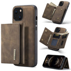 DG.MING Case – Shockproof, Magnetic (iPhone 13 mini) For iPhone 13 mini Coffee