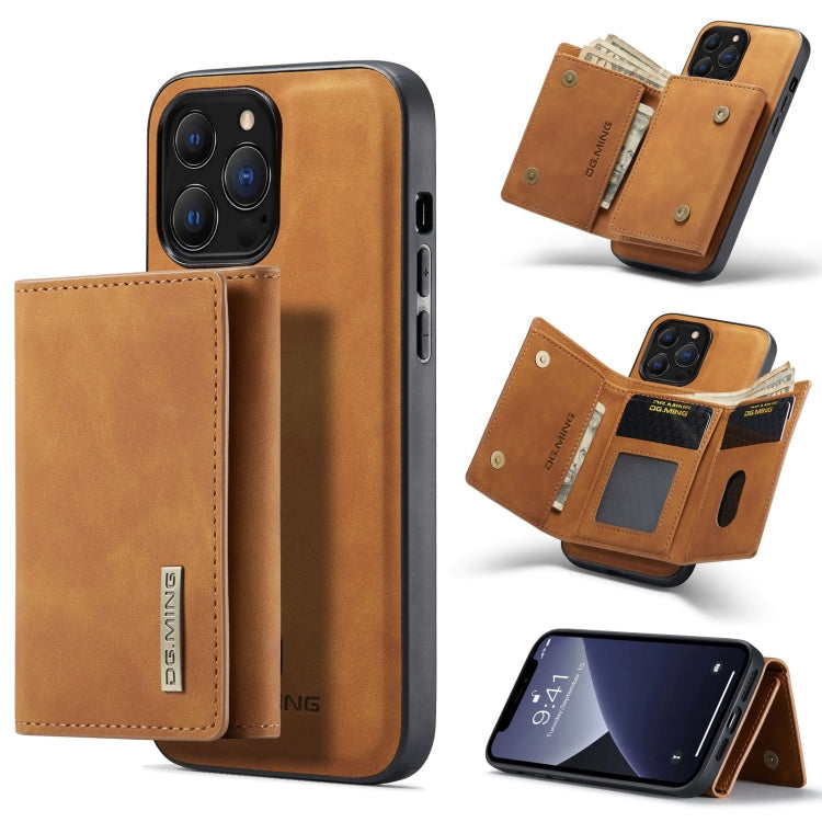 DG.MING Case – Shockproof, Magnetic (iPhone 13 mini) For iPhone 13 Pro Brown