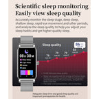 ZX19 Smart Watch – 1.45" Screen, IP68 Waterproof, Heart Rate Monitoring (Silver)