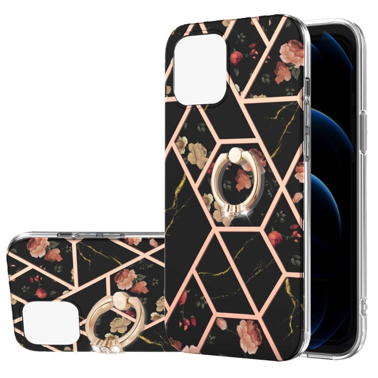 Case – Shockproof (iPhone 13 mini) #7 For iPhone 13 Pro Max Black Flower