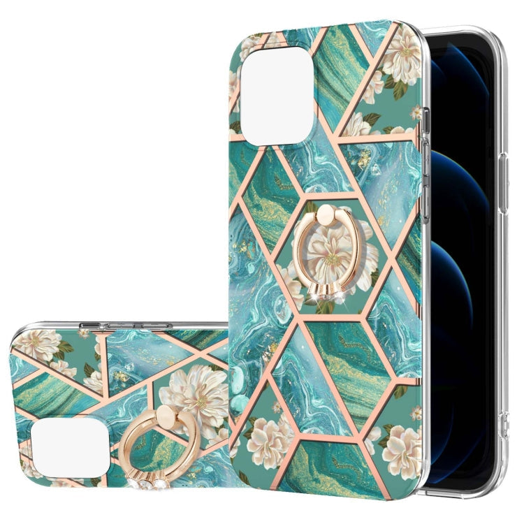 Case – Shockproof (iPhone 13 mini) #7 For iPhone 13 Pro Max Blue Flower