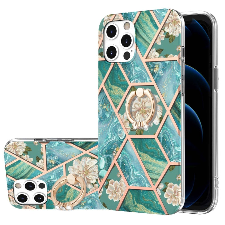 Case – Shockproof (iPhone 13 mini) #7 For iPhone 12 12 Pro Blue Flower