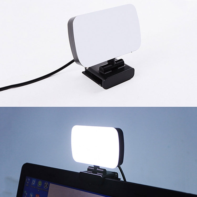 JSK-B1 USB Portable Ten-level Brightness Adjustable Live Conference Desktop LED Fill Light, Color Temperature: 3000-6500K Default Title