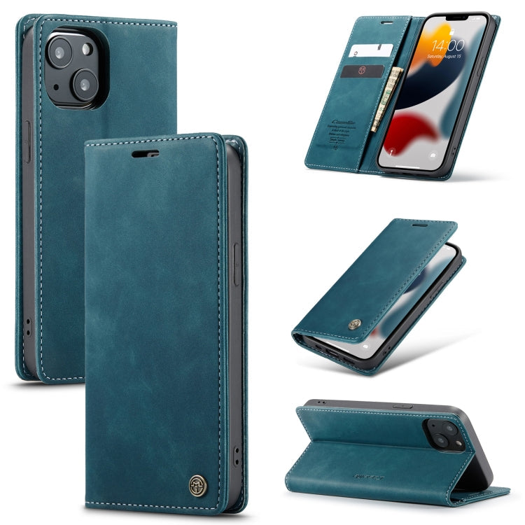 CaseMe-013 Case – Leather (iPhone 13 mini) For iPhone 13 mini Blue
