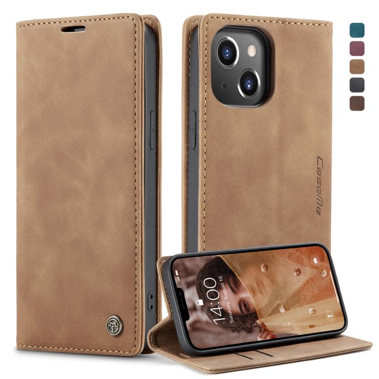 CaseMe-013 Case – Leather (iPhone 13 mini) For iPhone 13 Brown