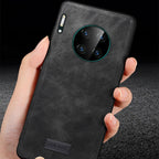 SULADA Shockproof TPU + Handmade Leather Protective Case, For Huawi Mate 30, For Huawi Mate 30 Pro, For Galaxy Note 10+