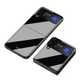 Shockproof Piano Paint Protective Case, For Samsung Galaxy Z Flip3 5G For Samsung Galaxy Z Flip3 5G Black