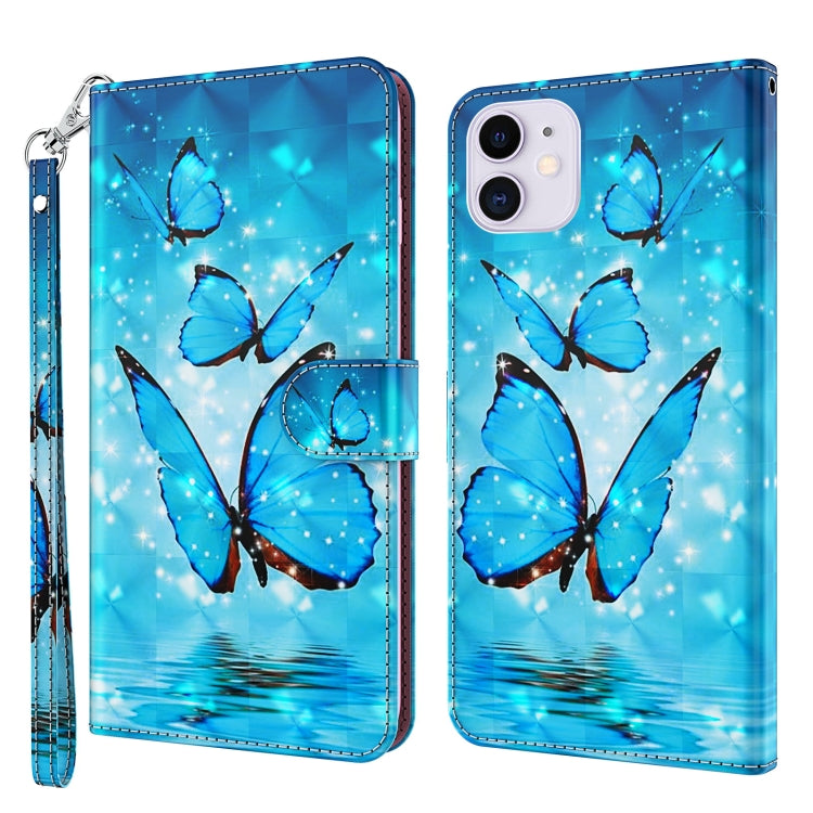 Case – Leather (iPhone 13 mini) #14 For iPhone 13 mini Three Butterflies