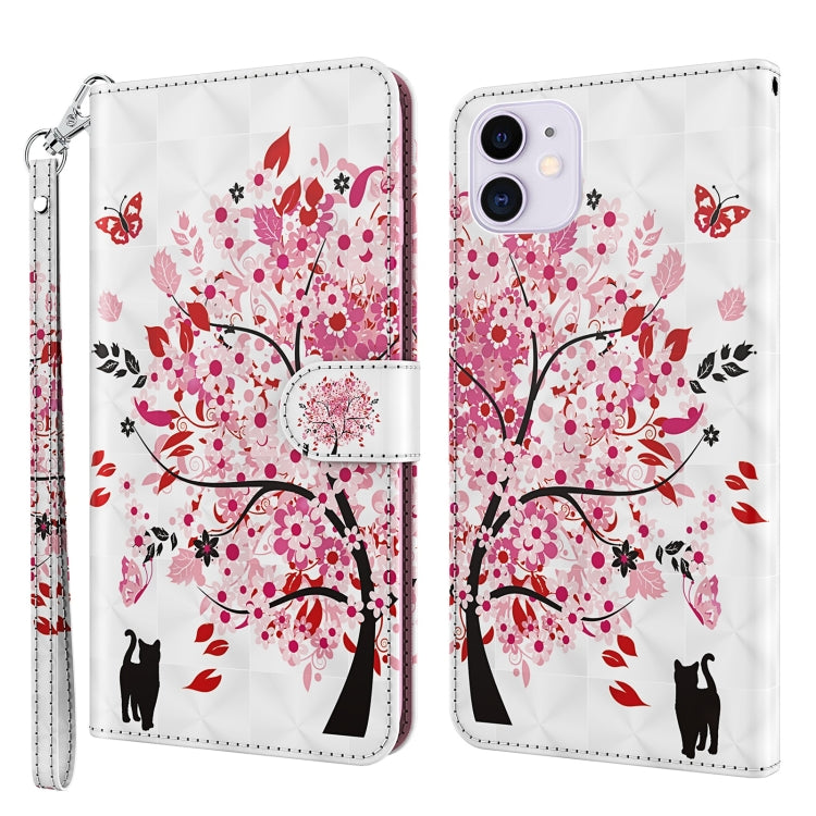 Case – Leather (iPhone 13 mini) #14 For iPhone 13 Cat Under The Tree