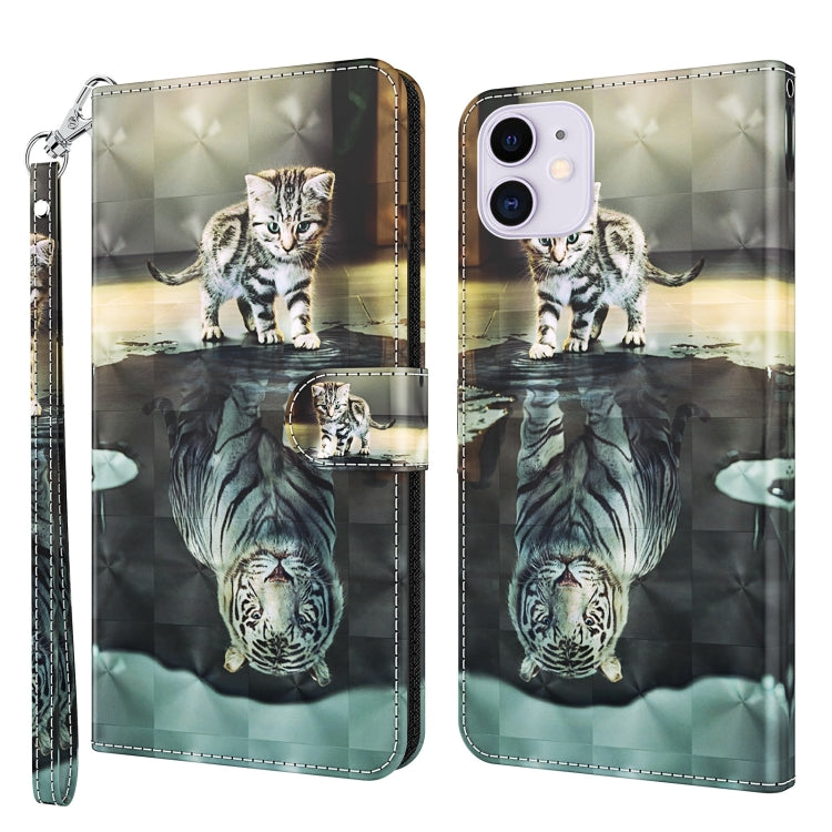 Case – Leather (iPhone 13 Pro) #2 For iPhone 13 Pro Max Cat Tiger