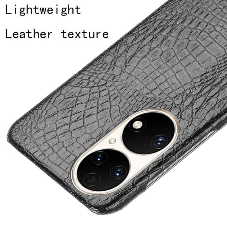Shockproof Crocodile Texture PC + PU Case – Shockproof, For Huawei P50