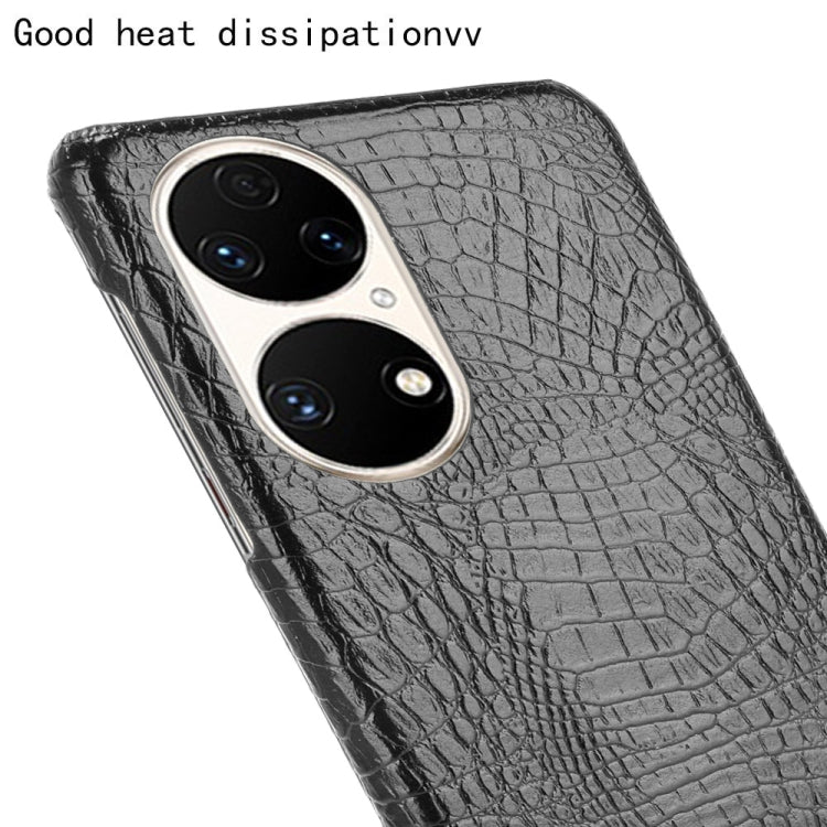 Shockproof Crocodile Texture PC + PU Case – Shockproof, For Huawei P50
