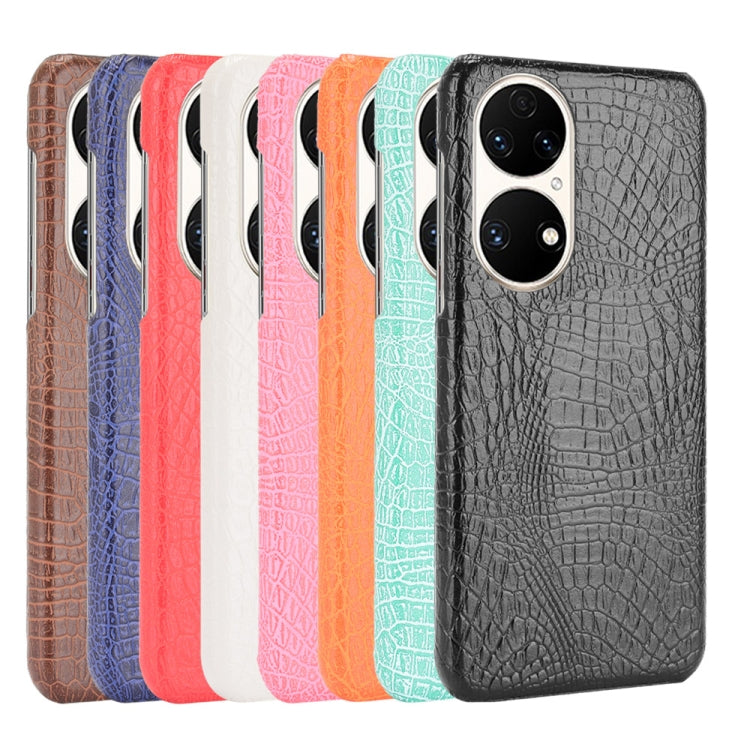 Shockproof Crocodile Texture PC + PU Case – Shockproof, For Huawei P50
