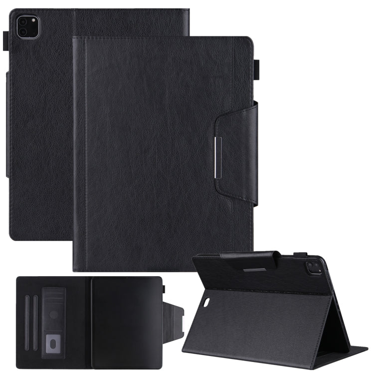 Case – Leather (iPad Pro 12) #3 For iPad Pro 12.9 2022 2021 2020 2018 Black