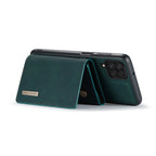 DG.MING M1 Series 3-Fold Multi Card Wallet + Magnetic Back Cover Shockproof Case with Holder Function, For Samsung Galaxy A22 4G