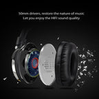OneOdio Pro-10 Head-mounted Noise Reduction Wired Headphone with Microphone, Black Red, Black, Grey Khaki, Grey Blue, Blue, Rose Gold – Durable Build, Easy to Use