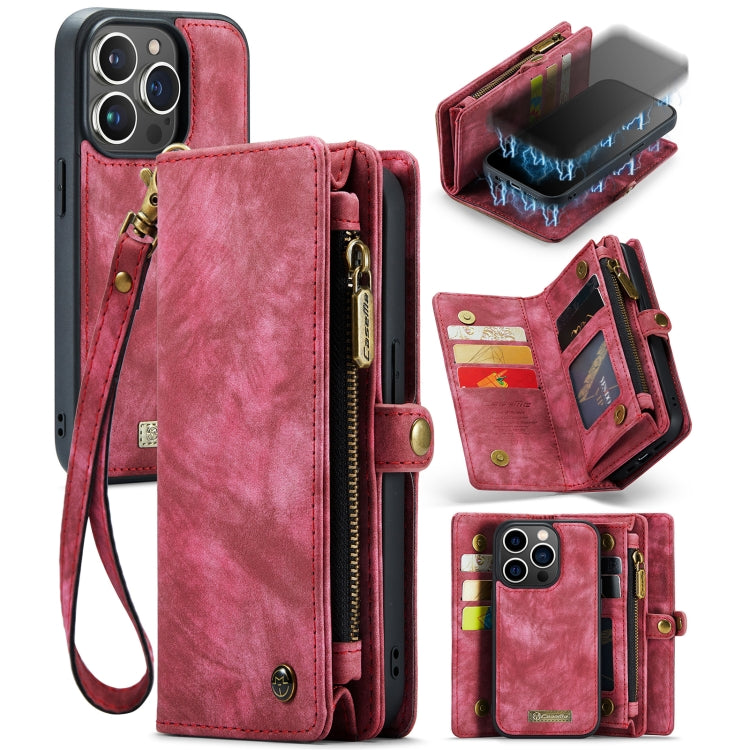 CaseMe-008 Case – Leather (iPhone 13 Pro Max) For iPhone 13 Pro Max Red