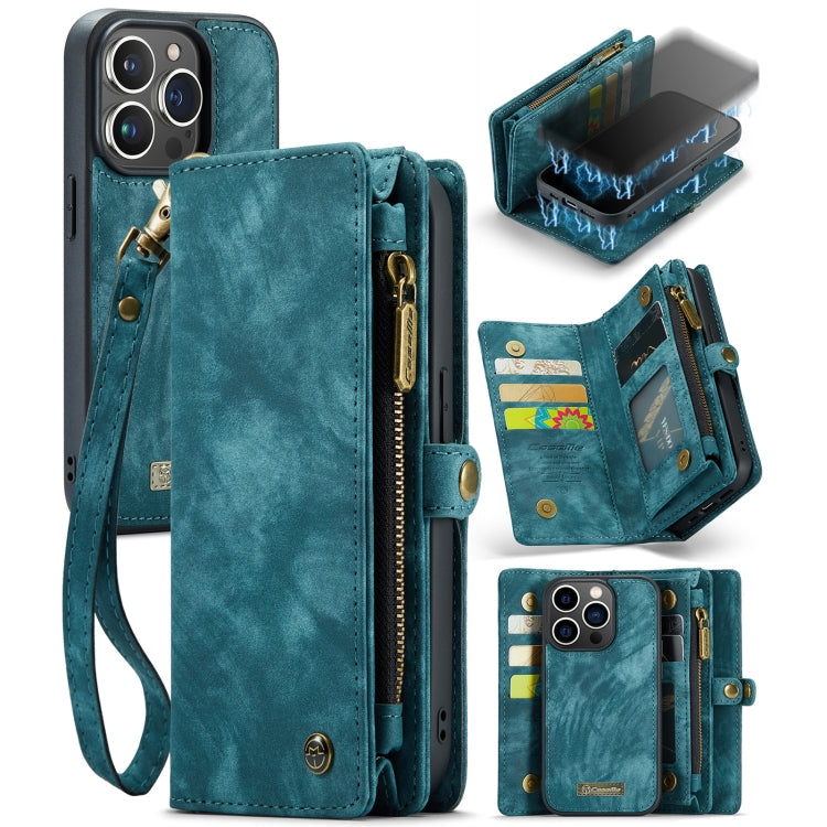 CaseMe-008 Case – Leather (iPhone 13 Pro Max) For iPhone 13 Pro Max Blue
