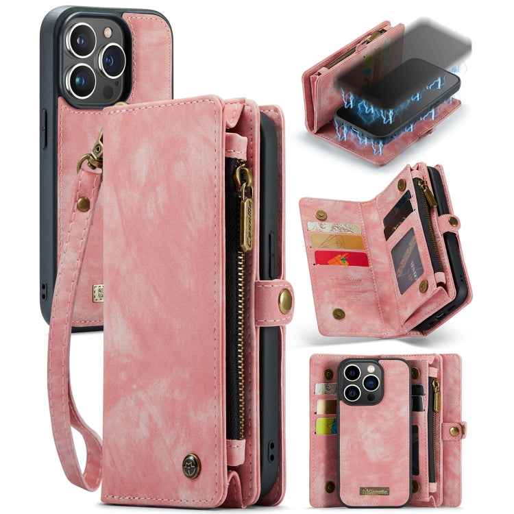 CaseMe-008 Case – Leather (iPhone 13 Pro Max) For iPhone 13 Pro Max Pink