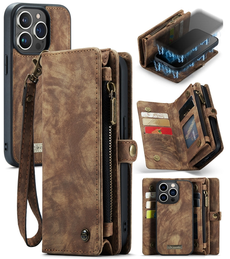 CaseMe-008 Case – Leather (iPhone 13 Pro Max) For iPhone 13 Pro Brown
