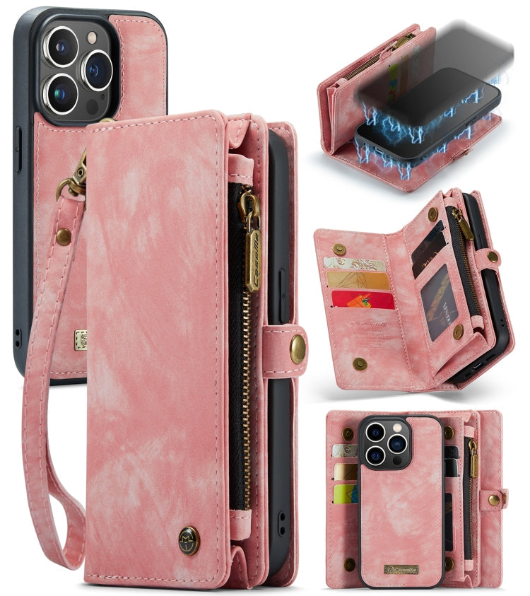 CaseMe-008 Case – Leather (iPhone 13 Pro Max) For iPhone 13 Pro Pink