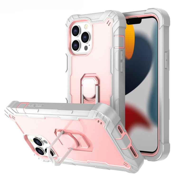 PC Protective Case – Shockproof (iPhone 13 Pro) For iPhone 13 Pro Max Grey White + Rose Gold