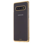 GEBEI Shockproof Plating PC Protective Case, For Galaxy S10e, For Galaxy S10, For Galaxy S10+