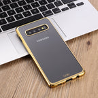 GEBEI Shockproof Plating PC Protective Case, For Galaxy S10e, For Galaxy S10, For Galaxy S10+